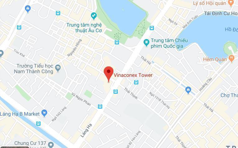 Vị trí Vinaconex Tower