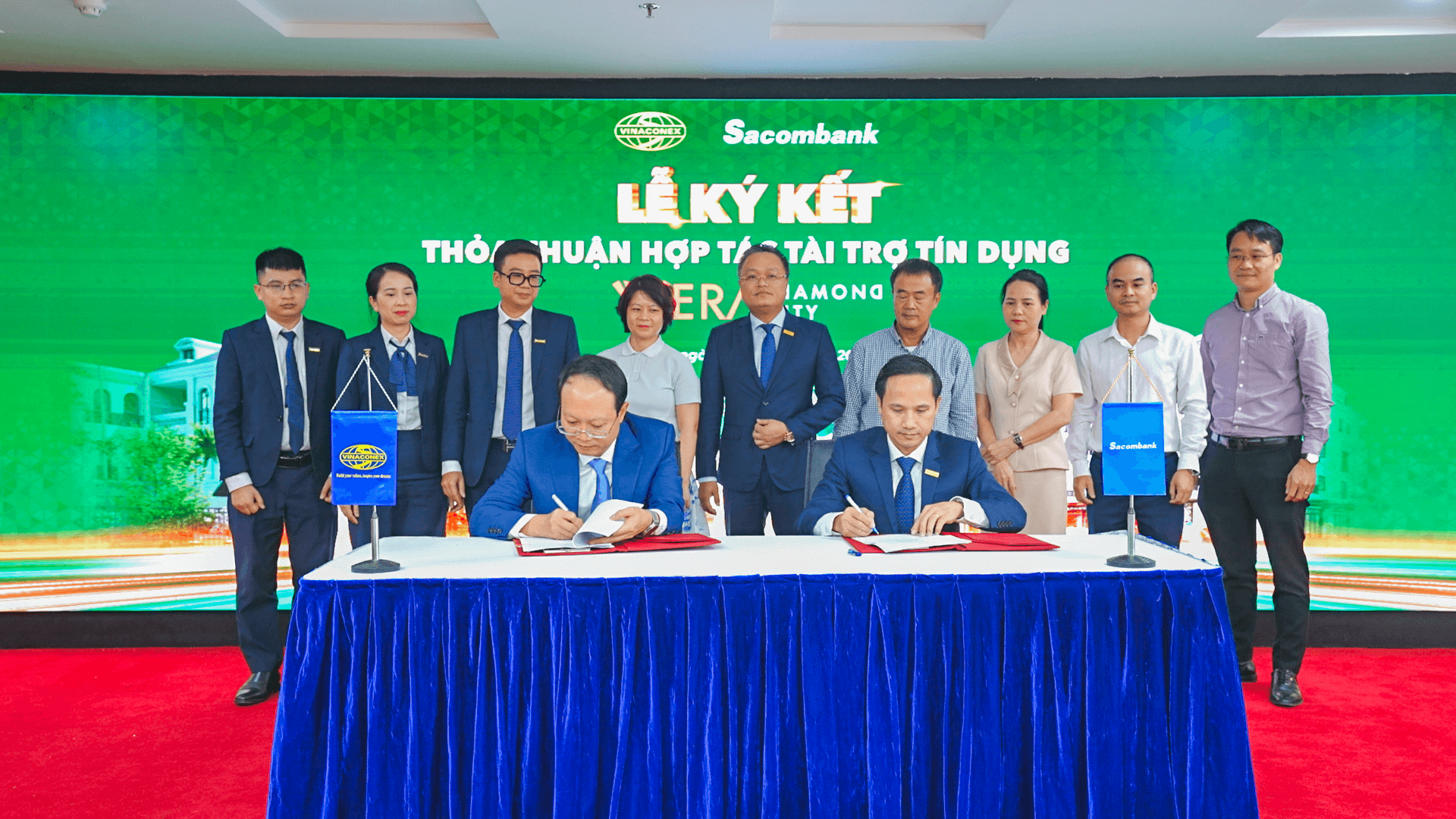 Vinaconex hợp tác Sacombank cấp vốn ưu đãi cho khách hàng Vera Diamond City