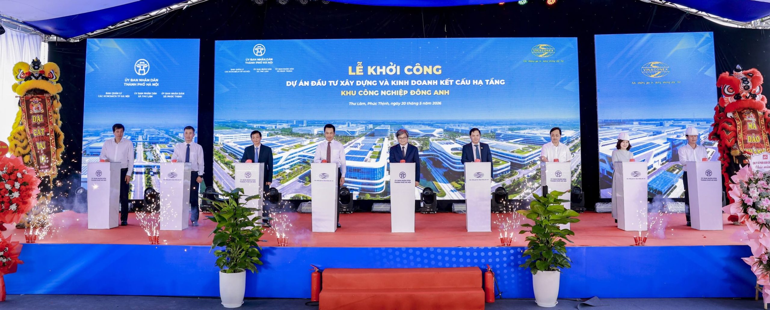 Lễ khởi công dự án Khu công nghiệp Đông Anh