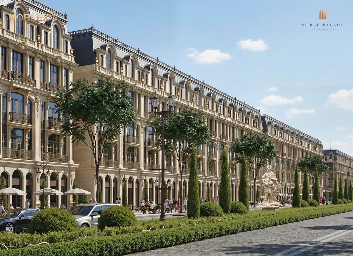 Shophouse tại Noble Palace Garden sản phẩm tích sản truyền đời cho con cháu