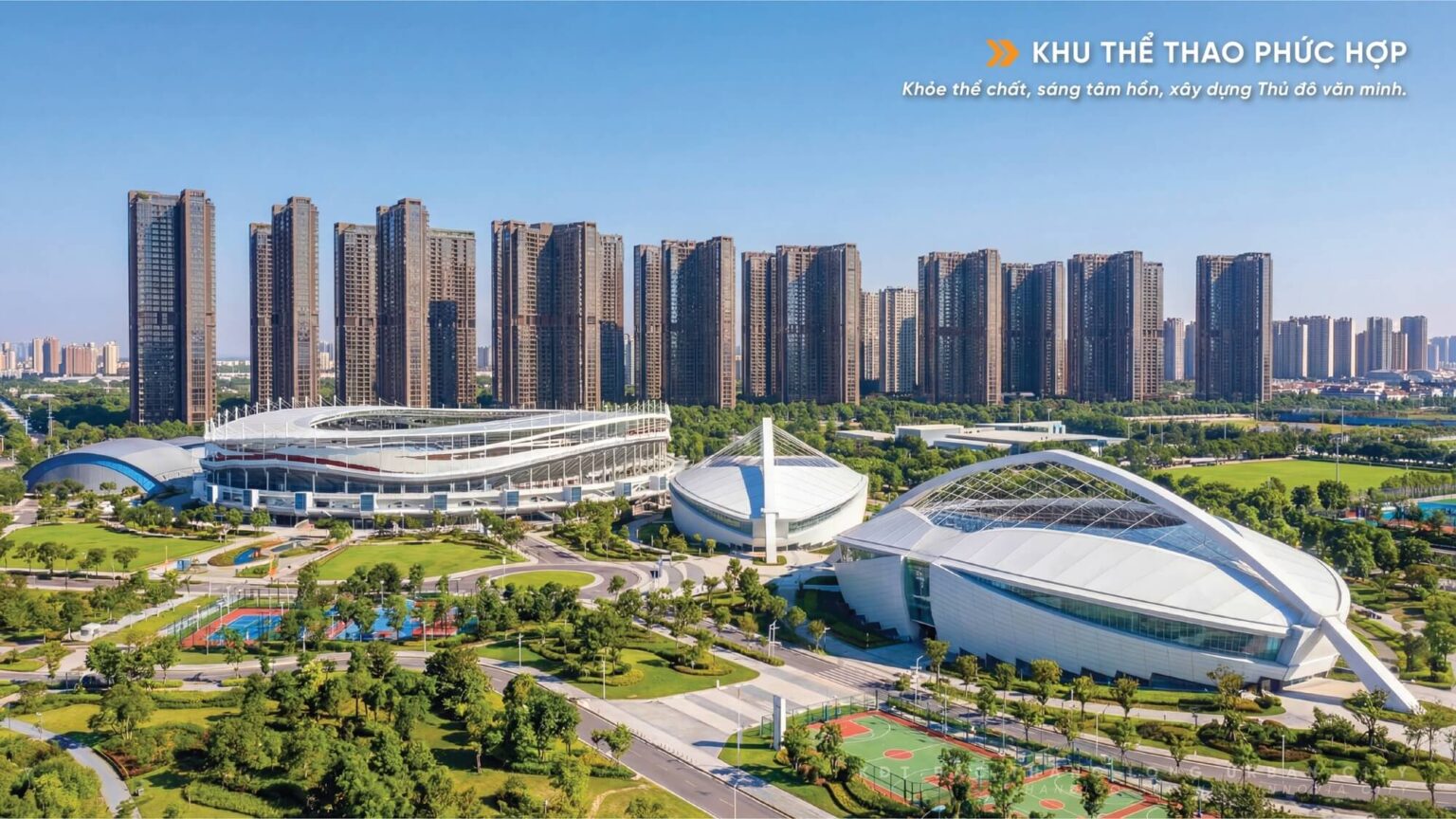 Thiết kế đẳng cấp từ căn hộ cho đến khu thể thao