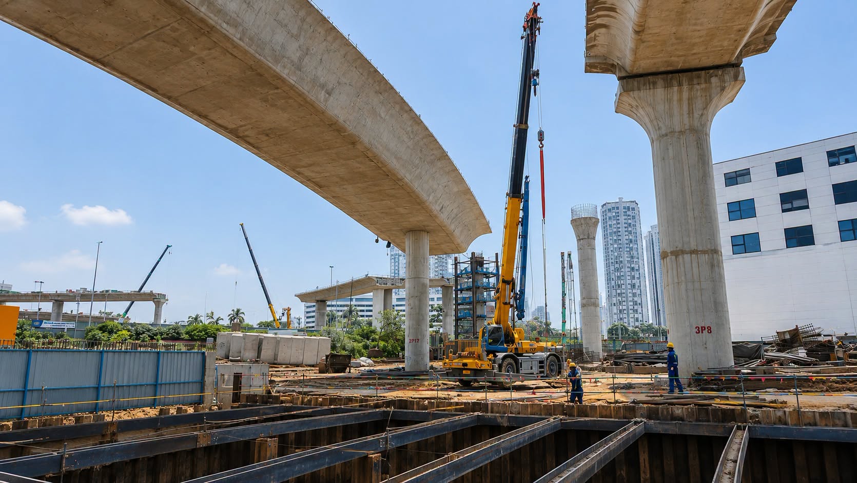 Tiến độ thi công cập nhật tháng 7/2026 nút giao vành đai 3.5
