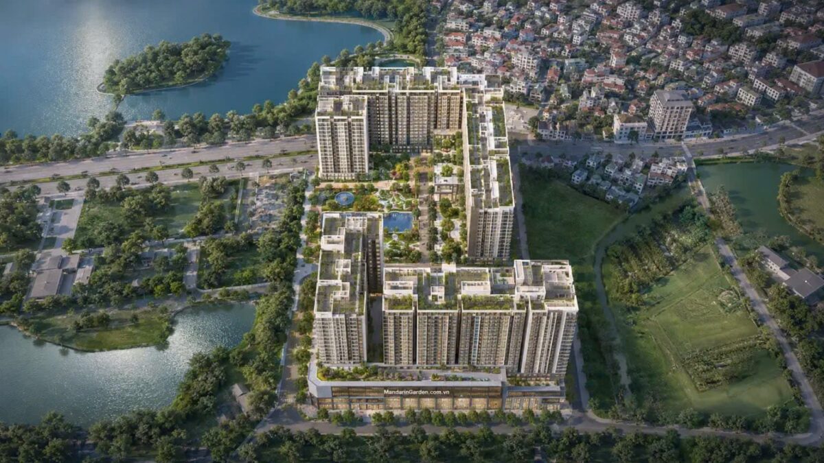 Phối cảnh tổng quan dự án Mandarin Garden 3 Yên Sở
