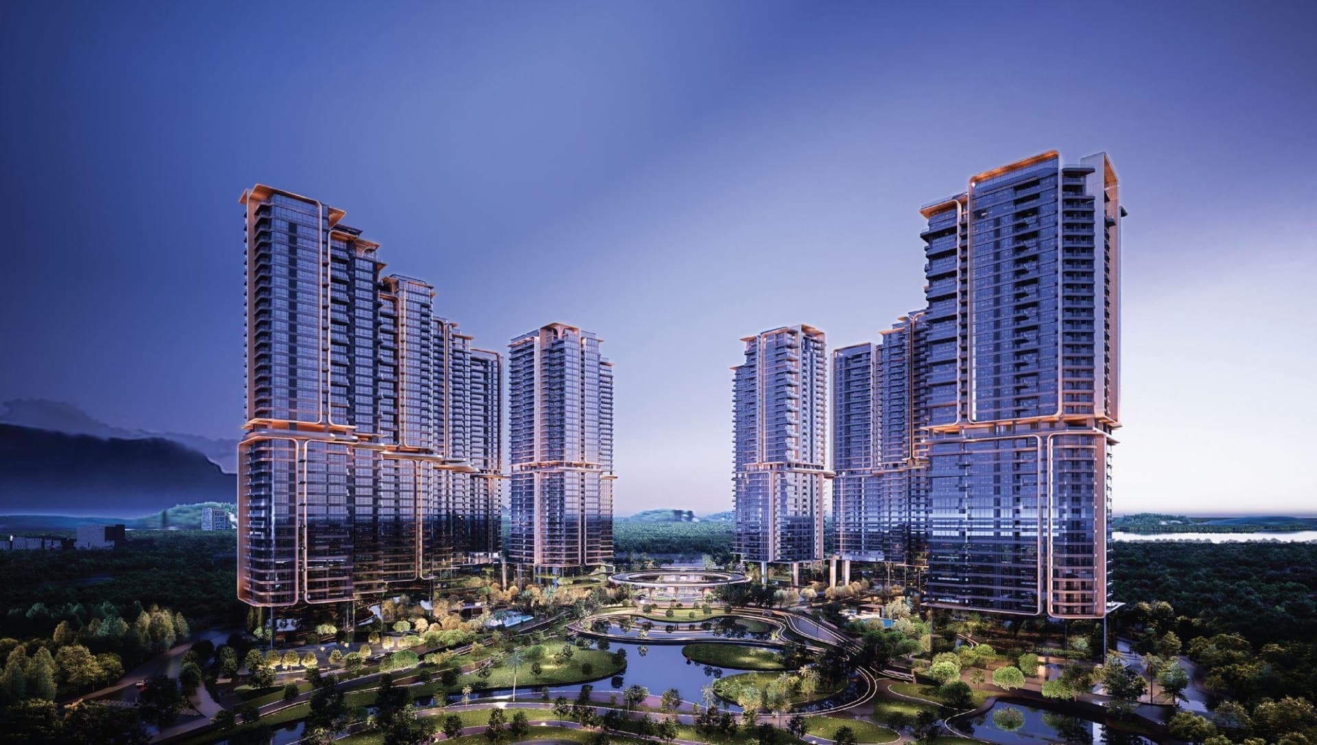 Phối cảnh tổng quan dự án NobleX West Lake