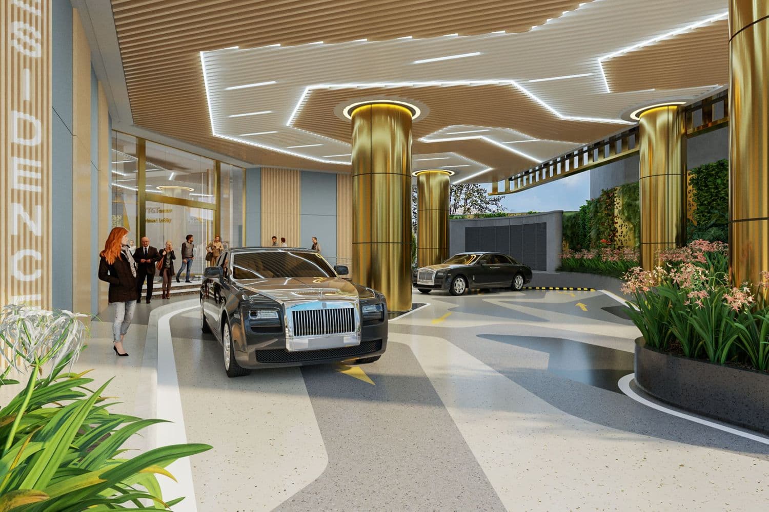 Hệ tiện ích nội khu dự án The Central Hà Nôij