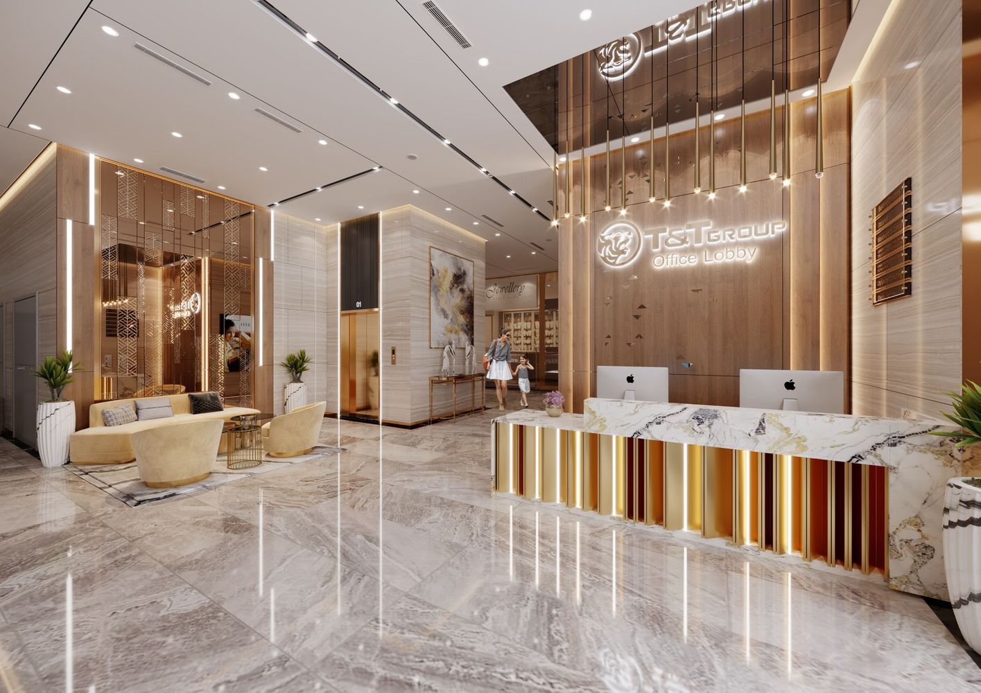 Hệ tiện ích nội khu dự án The Central Hà Nôij
