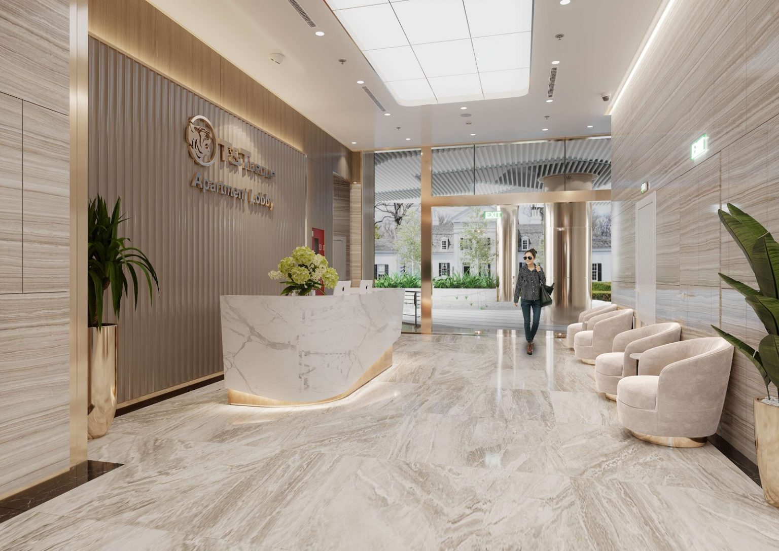 Hệ tiện ích nội khu dự án The Central Hà Nôij